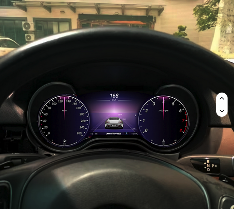 Mercedes ML / GL W164 X164 & R-Klasse W251 Digitaler Tacho 12,3"" Plug & Play